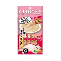 INABA CIAO крем-лакомство для котят Churu пюре Тунец Магуро, 14 г х 4 шт