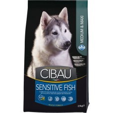Farmina Cibau Сухой корм для взрослых собак Medium & Maxi Sensitive, рыба