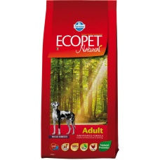 Ecopet Natural Сухой корм для взрослых собак Maxi, 12 кг