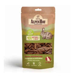 AlpenHof Лакомство Мини колбаски баварские из кролика для кошек 50г