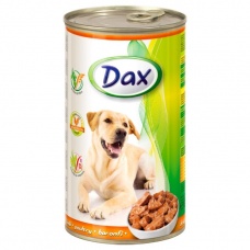 Dax консервы с домашней птицей для собак, 1.24 кг