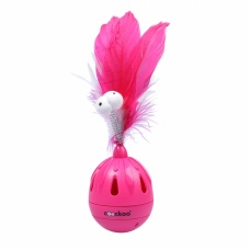 EBI Coockoo Игрушка для кошек интерактивная "Tumbler", розовая, 19,5х7см