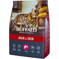 Mr.Buffalo HAIR&SKIN сухой корм для кошек Лосось