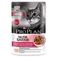Pro Plan Pouch консервы для кошек в соусе утка