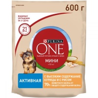 Purina One Mini сухой корм для щенков курица рис