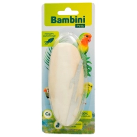 Bambini Pets Лакомство для средних попугаев панцирь каракатицы, 13 см