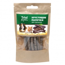 Тriol хрустящие палочки для грызунов с кэробом