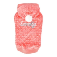 PINKAHOLIC Толстовка с капюшоном для собак POLINA, розовая