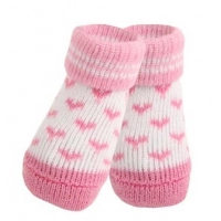PUPPIA ANGEL HEART Носочки для собак розовые сердечки