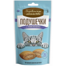 Деревенские лакомства. Подушечки с пюре из краба, 30г