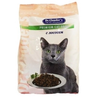 Dr. Cluader's cухой корм с ЛОСОСЕМ для кошек, 400 г