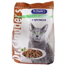 Dr. Cluader's cухой корм с КРОЛИКОМ для кошек, 15 кг