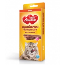 МультиЛакомки Колбаски из утки для кошек 30 гр , A704