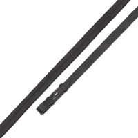 SHIRES Повод "Rubber", 138х2 см, черный