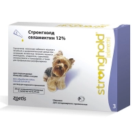 Стронгхолд, 12% 30 мг для собак 2,6-5 кг, 1 пип.