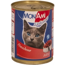 MonAmi консервы для кошек Говядина