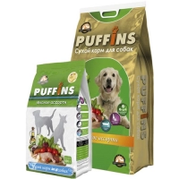 Puffins сухой корм для собак Мясное ассорти