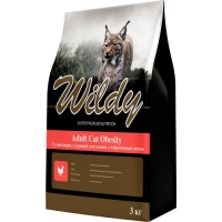 Wildy Adult Cat Obesity сухой корм для кошек с избыточным весом с Курицей