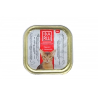 Паштет для кошек ФАРШ с говядиной, 100 гр